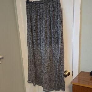 Elegant Black and White Women's Skirt